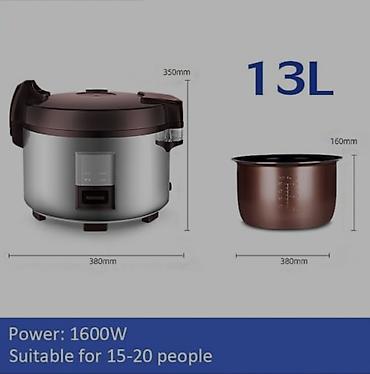 coffee maker: Рисоварка с термосом от 9л до 25л. - Режимы: COOK (варка) и WARM — 4