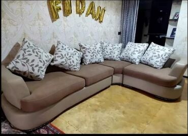 Divanlar: Künc divan, İşlənmiş, Açılmayan, Bazasız, Dəri, Çatdırılma yoxdur