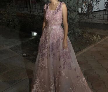 домашний костюм: Вечернее платье, Пышное, Длинная модель, Без рукавов, Камни, L, XL, 2XL