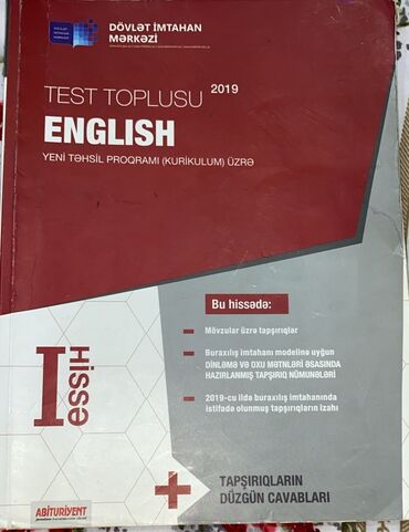 dim informatika test toplusu pdf: Məhsul: Dövlət İmtahan Mərkəzi – Test Toplusu, English (Yeni təhsil