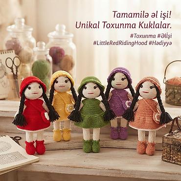 tent cadir satisi: Tamamilə əl işi toxunma kuklalar - Material: yumşaq akril və ya — 1