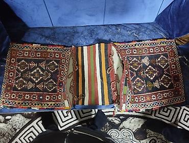 turkiye_tekstil instagram: Məhsul: İki bölməli əldə tikilmə kilim/“xurcun” (çanta tipli — 5