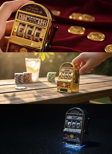 Другой декор и предметы интерьера: Masaüstü mini slot maşın – dekorativ oyun aksesuarı Xüsusiyyətlər: - — 1