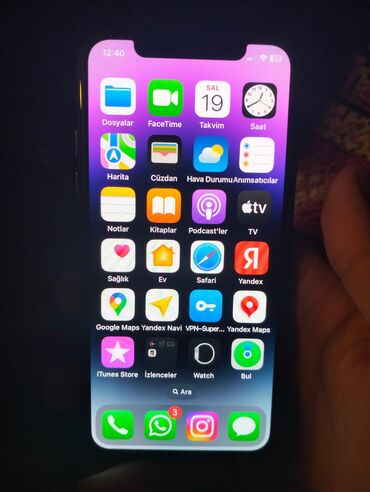 apple iphone se: IPhone X, 256 GB, Qara, Face ID