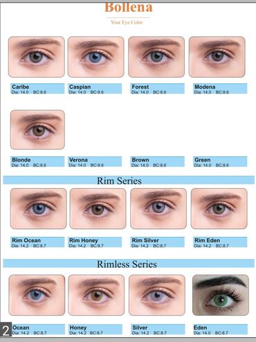 Göz üçün kosmetika: Göz zəri, Yeni — 2