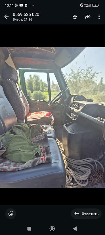 мерс 512: Грузовой сомасвал по. док мост отличный малотоннажник зеленого цвета — 2