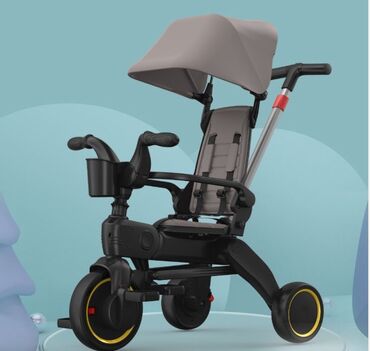детская коляска baby yoya: Коляска, цвет - Черный, Новый