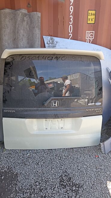 багаж демио: Крышка багажника Honda 2005 г., Б/у, цвет - Белый