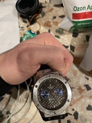 Qol saatları: Yeni, Qol saatı, Hublot, rəng - Gümüşü
