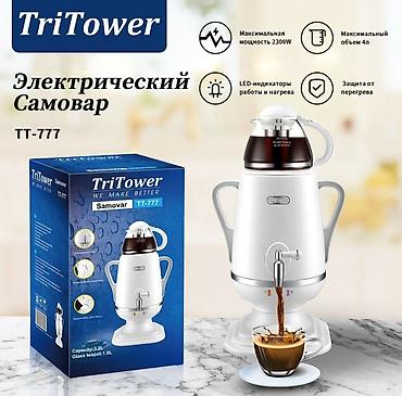 заварник: Электрический самовар TriTower TT-777 - Мощность: до 2300 Вт - Общий — 1