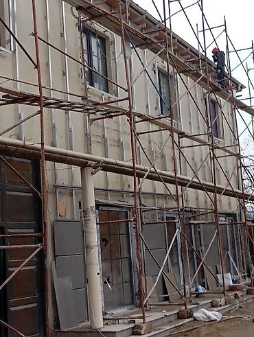 Fasad işləri: Fasad işləri və ventfasad montajı Təklif: - Binaların fasadlarının — 7