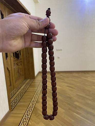 boyun bağı: Faturan təsbeh Sertifikatlı.Kəllə boyiçi sarı.15*19 mm — 2