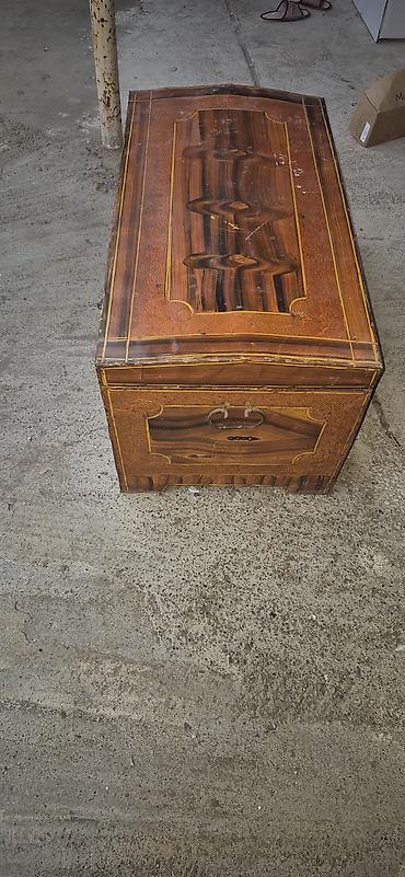 ev dekoru: Klassik taxta sandıq - Material: bərk ağac, üzərində dekorativ taxta — 1
