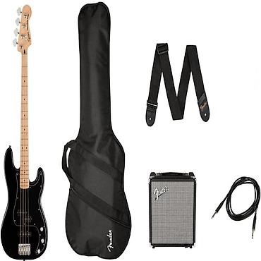бас гитара фендер: №: 1074 Məhsulun adı: Bas gitara Fender Squier Affinity Series Black — 1