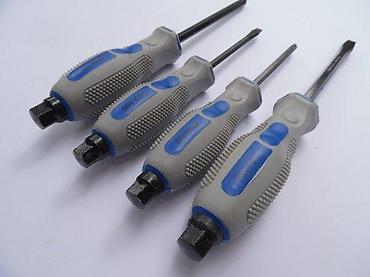 Setovi ručnog alata: Set odvijača – 4 dela - Tipovi: ravni i krstasti (Phillips) nastavci — 2