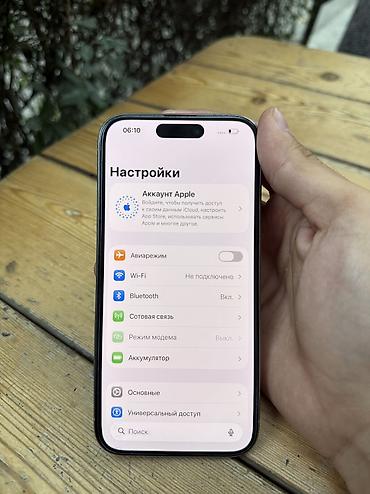 surface studio: IPhone 15 Pro, Б/у, 128 ГБ, Natural Titanium, 90 % — 10