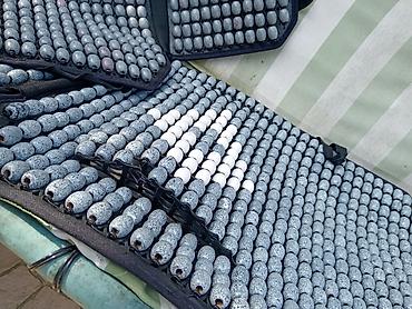 dav: Avtomobil oturacağı üçün boncuklu masaj örtüyü dəsti Salam hər — 4