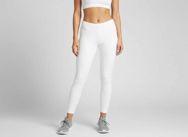 białe legginsy 116: Legginsy Sportowe damskie, rozmiar S