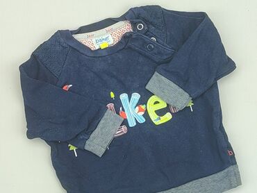 czerwony sweterek rozpinany dla dziewczynki: Sweatshirt, 6-9 months, condition - Good