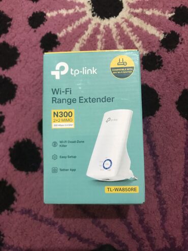 wi fi repeater: Wi fi guclendirici tezedi hec islenmeyib ehtiyac olmadigi ucun satilir