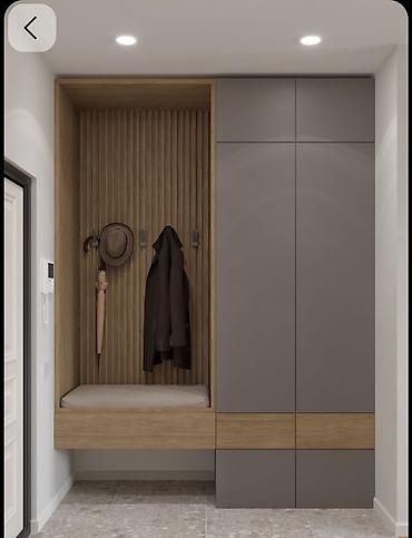 Гарнитуры для прихожей: Гарнитур для прихожей, Шкаф, Металл, цвет - Белый — 34