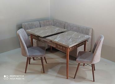 Masa və oturacaq dəstləri: 🇹🇷Türk istehsalı Möhtəşəm ✨✨ Kuxna üçün stol stul dəsti 2 stul 1 — 19