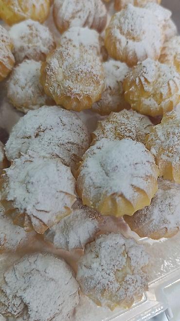 Выпечка, хлебобулочные изделия: Домашняя кондитерская выпечка - Заварные кольца: нежное заварное — 2