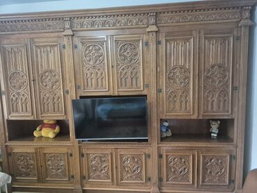 plasmas şkaf: Açılan, 6 qapı Düz dolab, Stenka