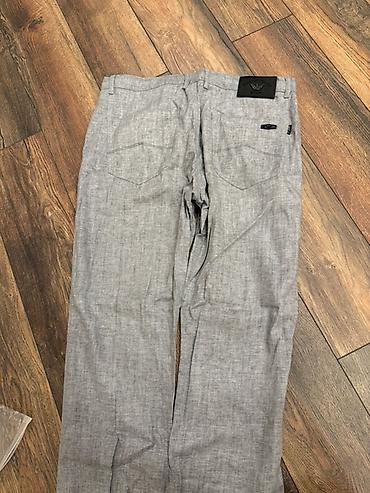 Şalvarlar: Klassik Şalvar, Armani Exchange, L, rəng - Boz — 4
