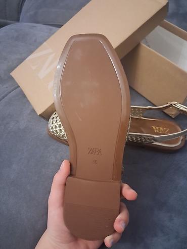 baletka: Baletkalar, Zara, Ölçü: 36, rəng - Qızılı, Yeni — 3