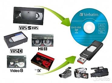 video kaset: 1 ədəd video kassetin diskə yazilmasi.saatindan asili olmayaraq 4 — 1