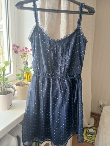 блуза в горох: Күнүмдүк көйнөк, Жай, S (EU 36)