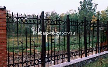 банные халаты детские: Металлические заборы и секции ограждения - Тип: сварные и кованые — 8