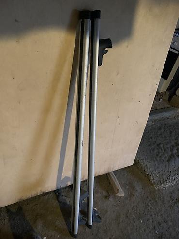 багажник на крышу: Universal avtomobil dam reylinqləri (cüt) - Material: anodlaşdırılmış — 2