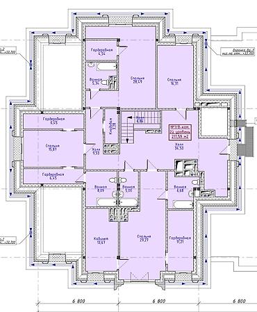 Продажа квартир: 5 и более комнат, 571 м², Элитка, 9 этаж, Готовая ПСО (под самоотделку) — 14