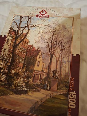 kohnə oyuncaqlar: Yeni Puzzle – Şəhər parkı mənzərəsi, 1500 hissə - Brend: Art Puzzle - — 2