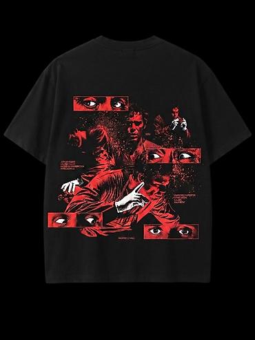 atelier: Məhsul: “Dexter” temalı unisex qısaqol köynək - Rəng: Qara, istənilən — 4