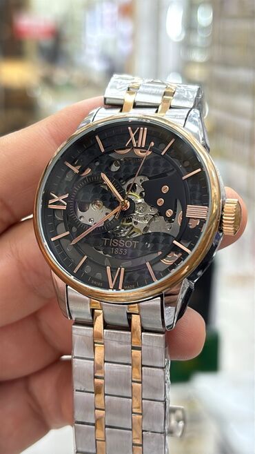 Свадебные платья и аксессуары: Наручные часы, Tissot, цвет - Черный