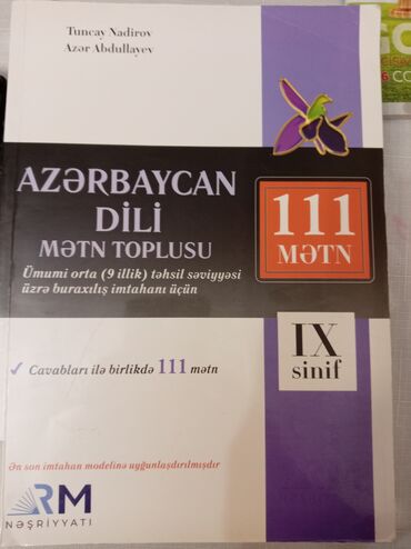 CD, DVD disklər və kassetlər: Məhsul: “Azərbaycan dili – Mətn toplusu (111 mətn)” kitabı -