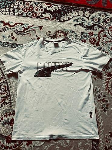 pull and: Мужская футболка, M, Puma, Б/у, цвет - Белый — 2