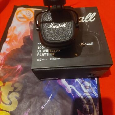 Qulaqcıqlar: Simsiz (Bluetooth) Qulaqcıqlar, Marshall, rəng - Qara — 9