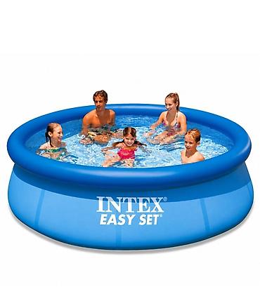 hovuzlar: Elektron Nasos Hediyye. Intex 2.44 × 0.61 m şişmə hovuz 🌊 Yay — 1