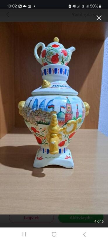 suviner pullar: Hədiyyəlik suvenir samovar. Əl işidi. Yalnız 1 ədəddir