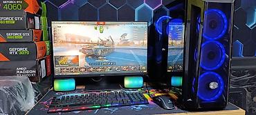 игровой пк с комплектом: Компьютер, ядер - 12, ОЗУ 16 ГБ, Для работы, учебы, Б/у, Intel Core i5, NVIDIA GeForce GTX 1060, HDD + SSD — 3