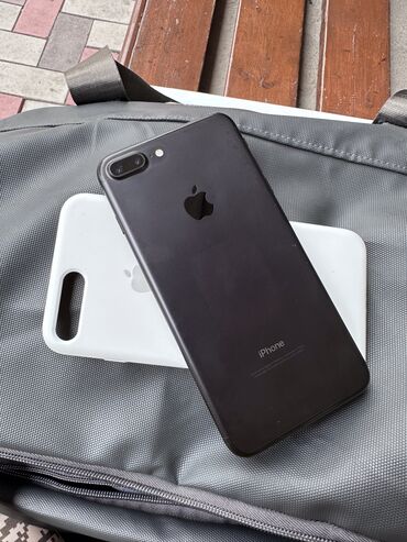 чехолы для телефона: IPhone 7 Plus, Б/у, 32 ГБ, Черный, Чехол, 100 %