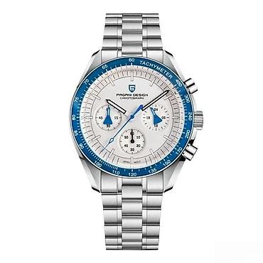 Ručni satovi: PAGANI DESIGN PD-1701 -Plava- Omega Speedmaster Moonwatch Potpuno nov — 6