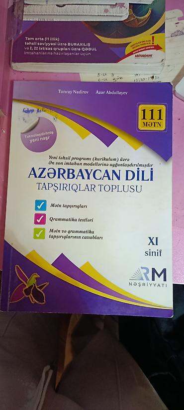 Kitablar və jurnallar: Azerbaycan dili Rm kitabı. heç bir qüsuru yoxdur. yeni kimidir — 1