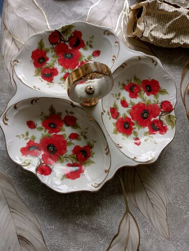 8 noyabr zefer gunu sekilleri: Porcelain 4 bölməli servis qabı - Material: farfor/porcelain -