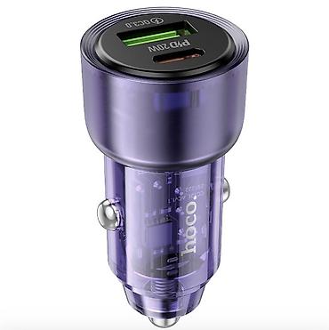 jack e4: Автомобильное зарядное устройство Hoco Z52 (Crystal Mini), 38 Вт - — 5