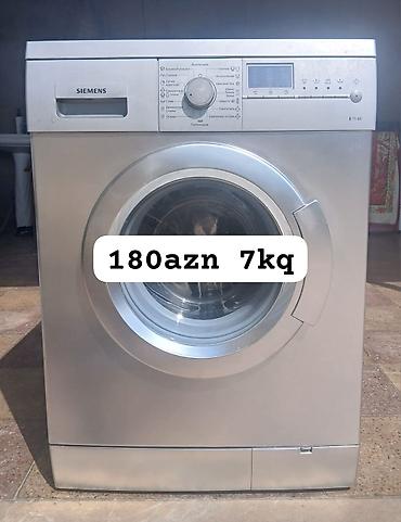 Məişət texnikası: Siemens paltaryuyan maşın – ön yükləməli, 7 kq tutum. Xüsusiyyətlər — 1